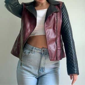 Moto- leather jacket  - Jessica’s Simpson